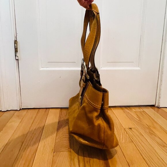 Gorgeous Y2K 2000 Hobo Leather Vintage Coach Shoulder Bag - Picture 14 of 16